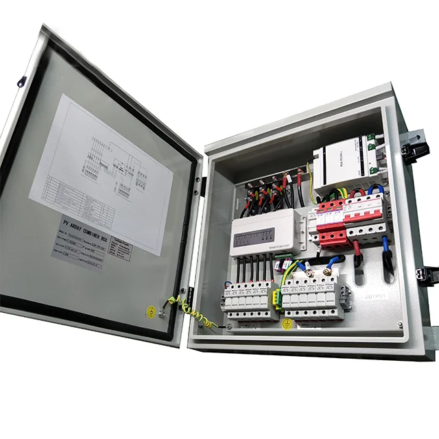 

Hot Sale Lighting Protection PV String Box 1000V 1500V DC Solar PV Combiner Box