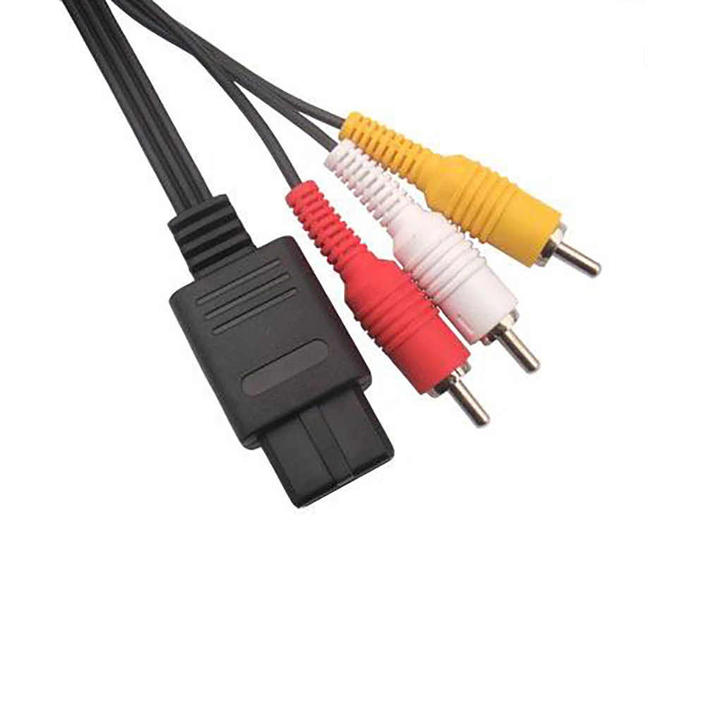 オーディオビデオケーブルOSTENT-AV,Nintendo 64,n64,ゲームキューブ,ngc,snes,sfc,1.8m