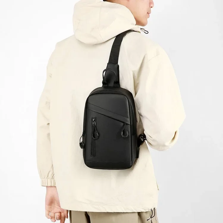 

Men's Shoulder Bag Travel Convenient Chest Bag Stylish and Simple Business Commuter Crossbody Bag