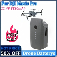 11.4V 3830mAh Drone Batterys for DJI Mavic Pro Platinum FPV Quadcopter RC Drone 3S Intelligent Spare Flight Rechargeable Battery