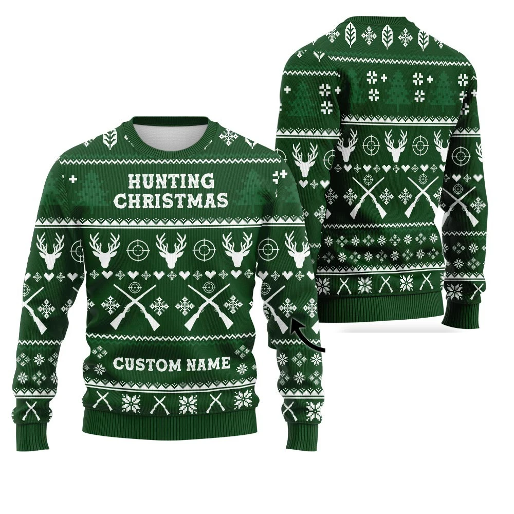 الصيد تحت عنوان الصيد عيد الميلاد طباعة البلوز الشتاء عيد الميلاد هوديي المرأة بلوزة كاجوال Harajuku احتفالي الشارع الشهير #2