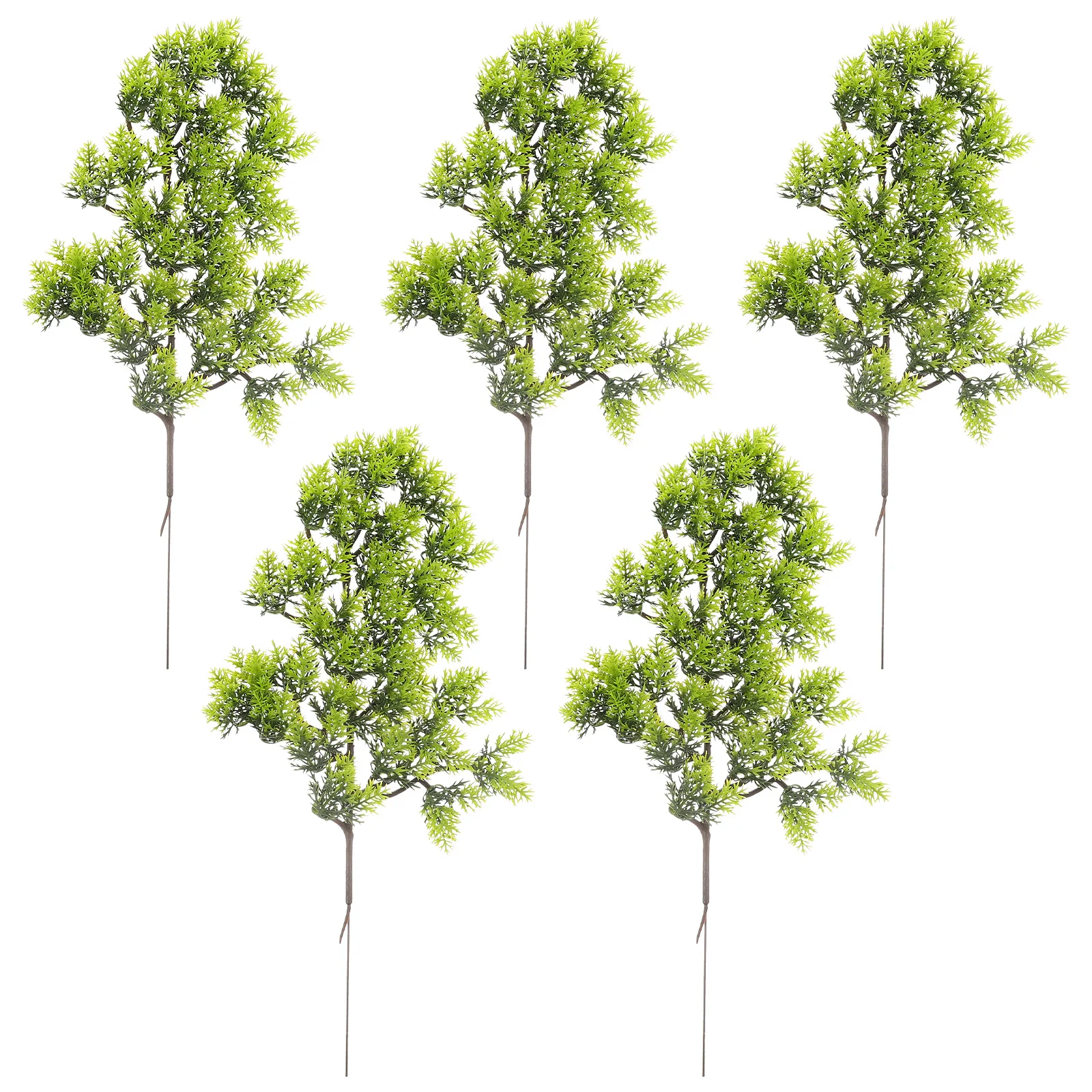 5 قطعة إبر الصنوبر الأخضر وهمية الخضرة يختار عالية محاكاة شجرة عيد الميلاد ديكور عيد الميلاد لوازم الحفلات إكليل ديكور المنزل