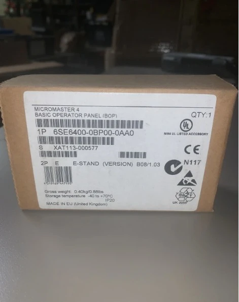 

Brand New Original 6SE6400-0BP00-0AA0 Panel Fast Delivery
