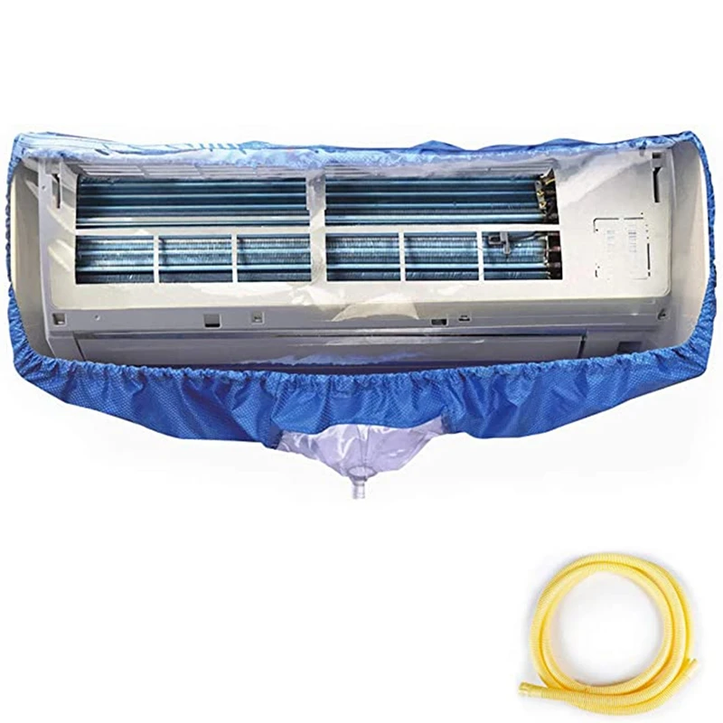 

Split Air Conditioning Cleaning Cover With Water Pipe And Waterproof Panels, Two Sides Support Plates Air Conditioner