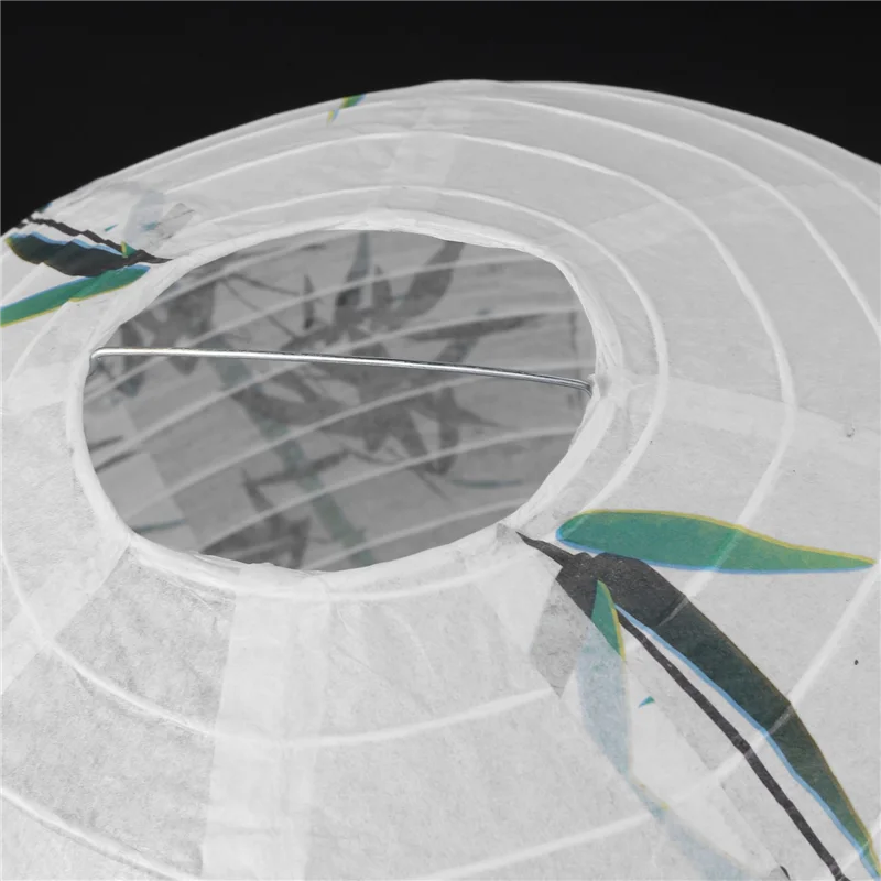 LICE-5 pezzi 30 cm paralume lanterna di carta stile orientale decorazione leggera cinese, bambù