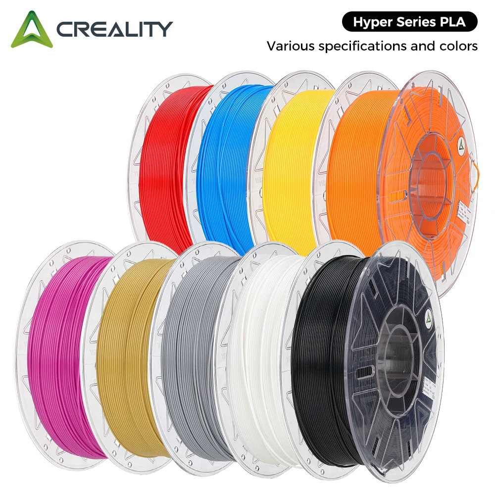 

Creality Hyper PLA RFID-нить 1,75 мм, 1 кг, высокоскоростная печать поставляется со встроенным чипом для распознавания цветов для K2 Plus Combo