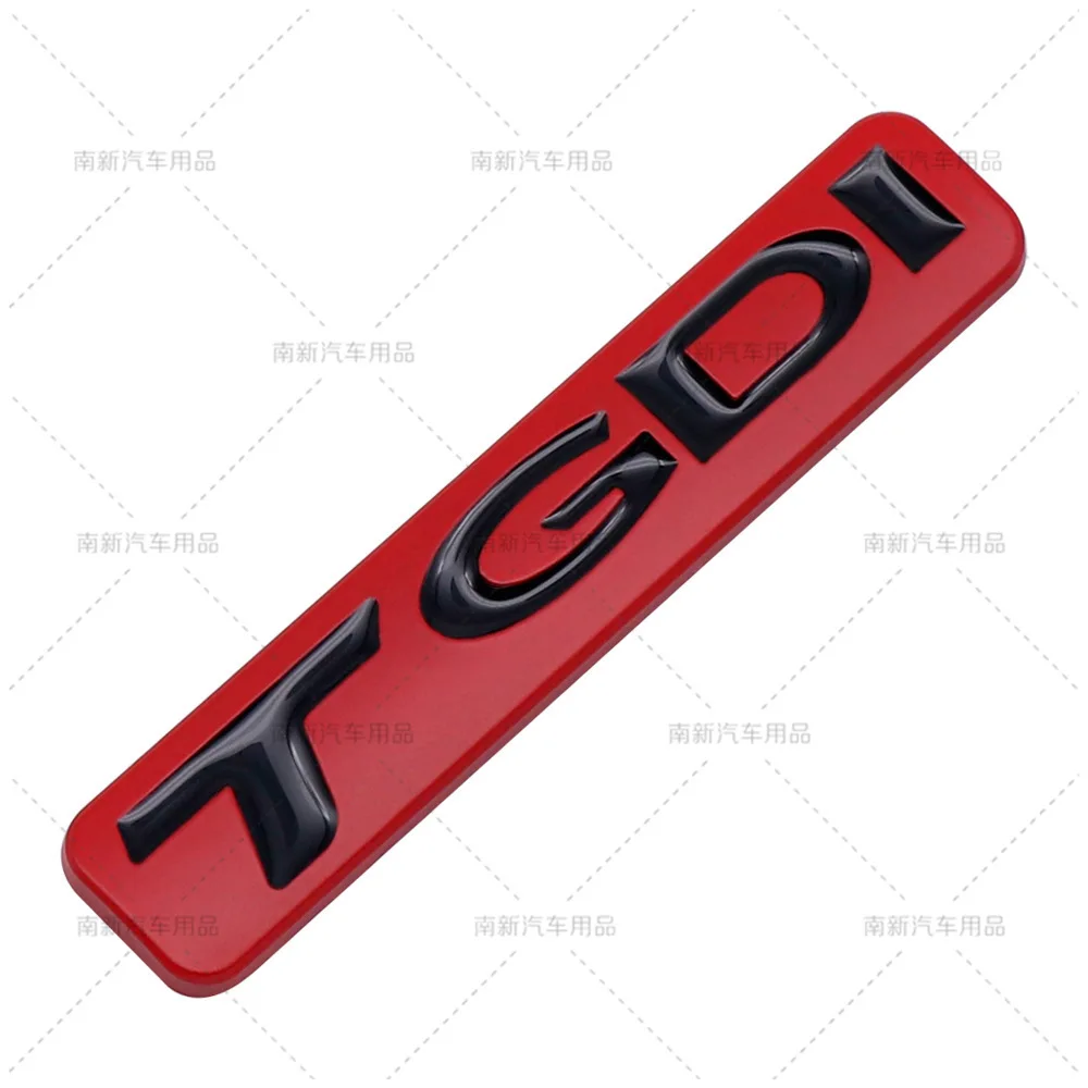 TGDI GDI Alphabet Car Emblem Fit Hyundai Kia Rear Trunk Side Body Modified Exterior Decor Sticker Auto Styling Accessories