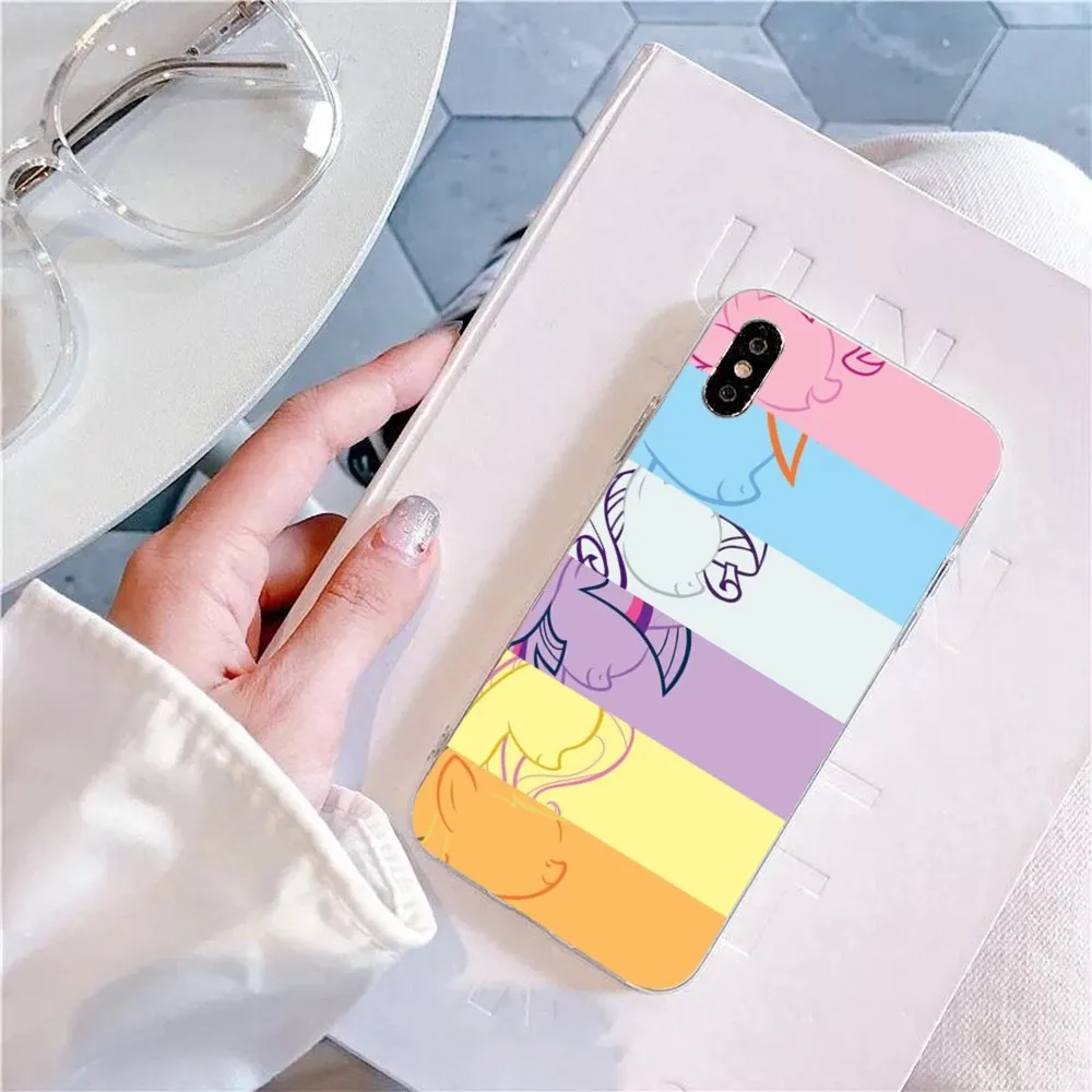 Animation My Little P-Pony Phone Case For IPhone 15 8 7 6 6S Plus X SE 2020 XR XS 14 11 12 13 Mini Pro Max Mobile Case