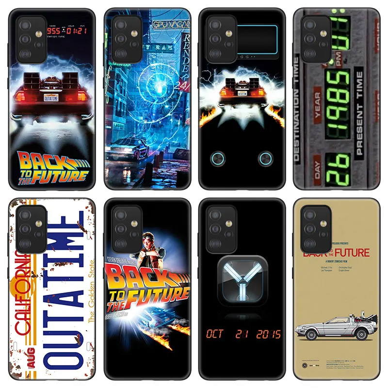 Back to the Future Phone Case For Samsung Galaxy A12 A22 A21S A02S A31 A32 A50 A51 A70 A71 A72 A11 A10S A20S A30S A52 S 5G Cover