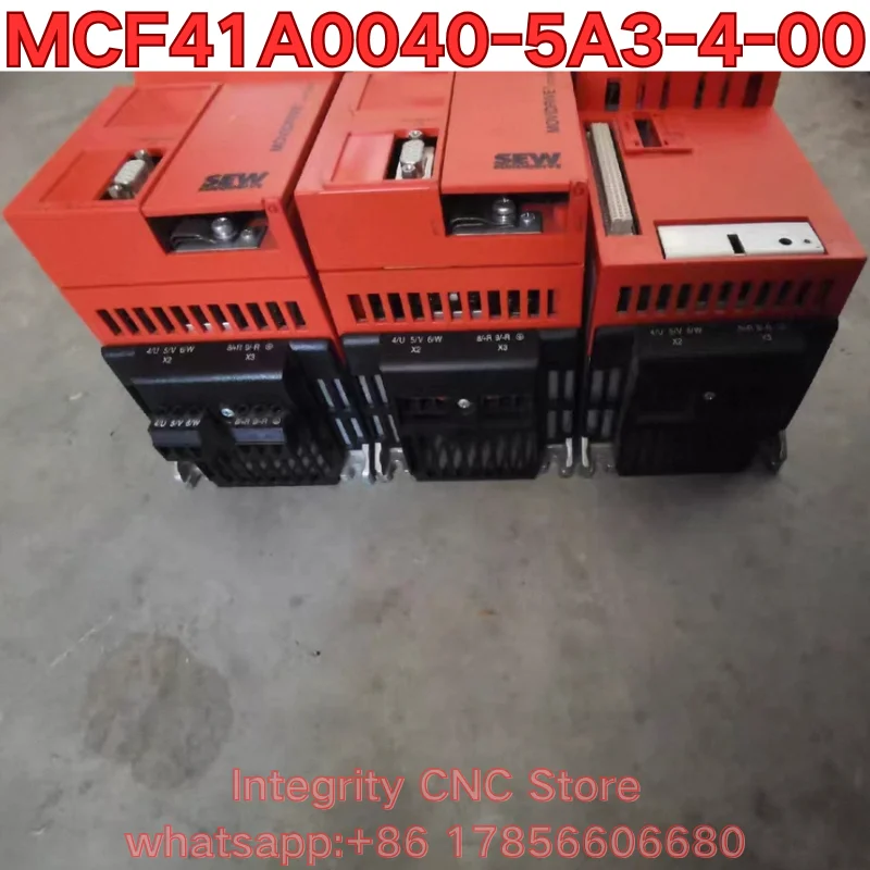 Second-hand MCF41A0040-5A3-4-00 inverter function test is normal
