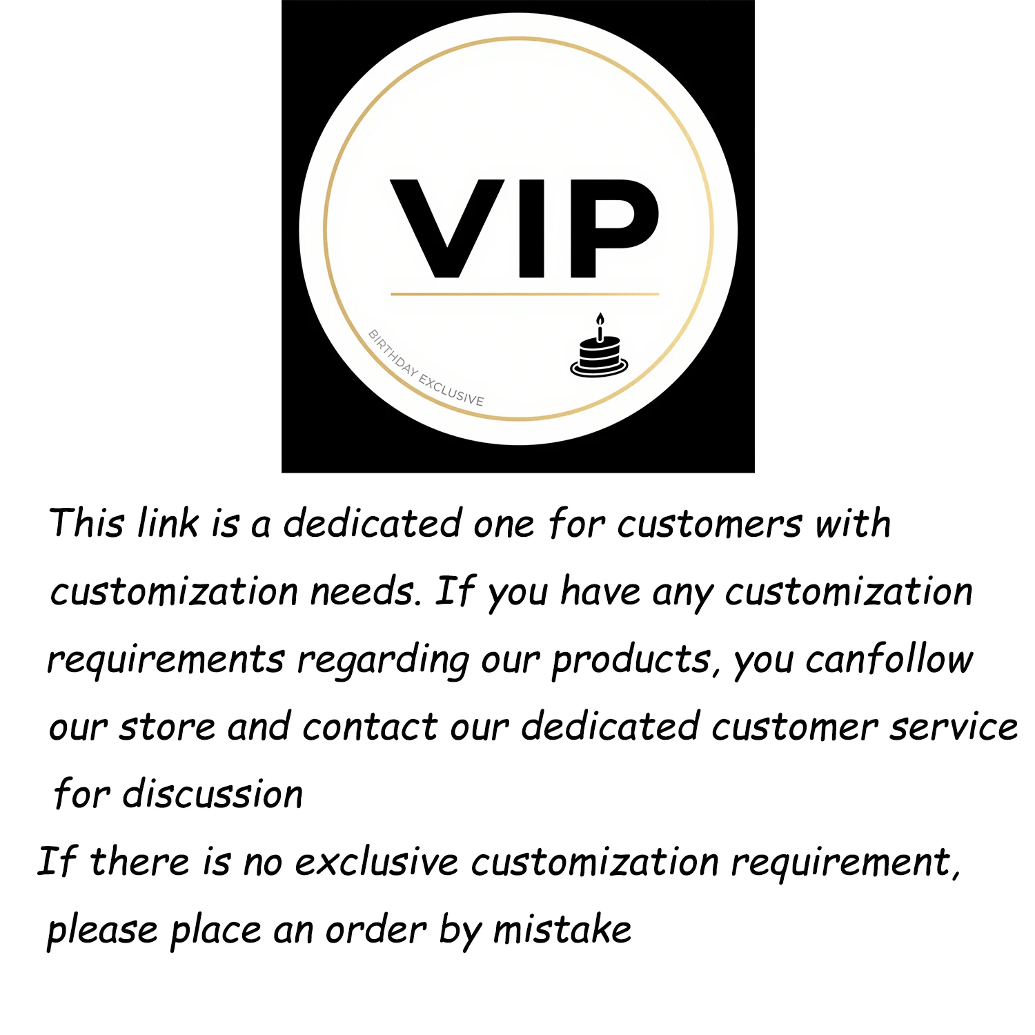 vip exclusive links support customization