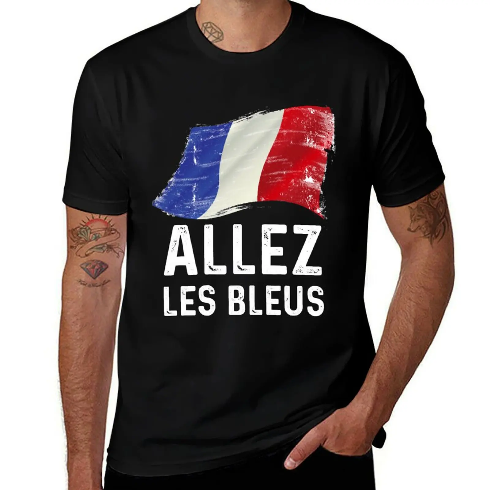 

Allez Les Bleus T-Shirt t shirts for man cotton soft cotton t shirts man 100% t shirts for man cotton T-shirt
