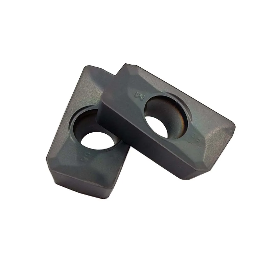 

GBJ-CNC 20pcs Indexable Milling Inserts APMT160408PDER ZM202 for Carbon Steel, Stainless Steel