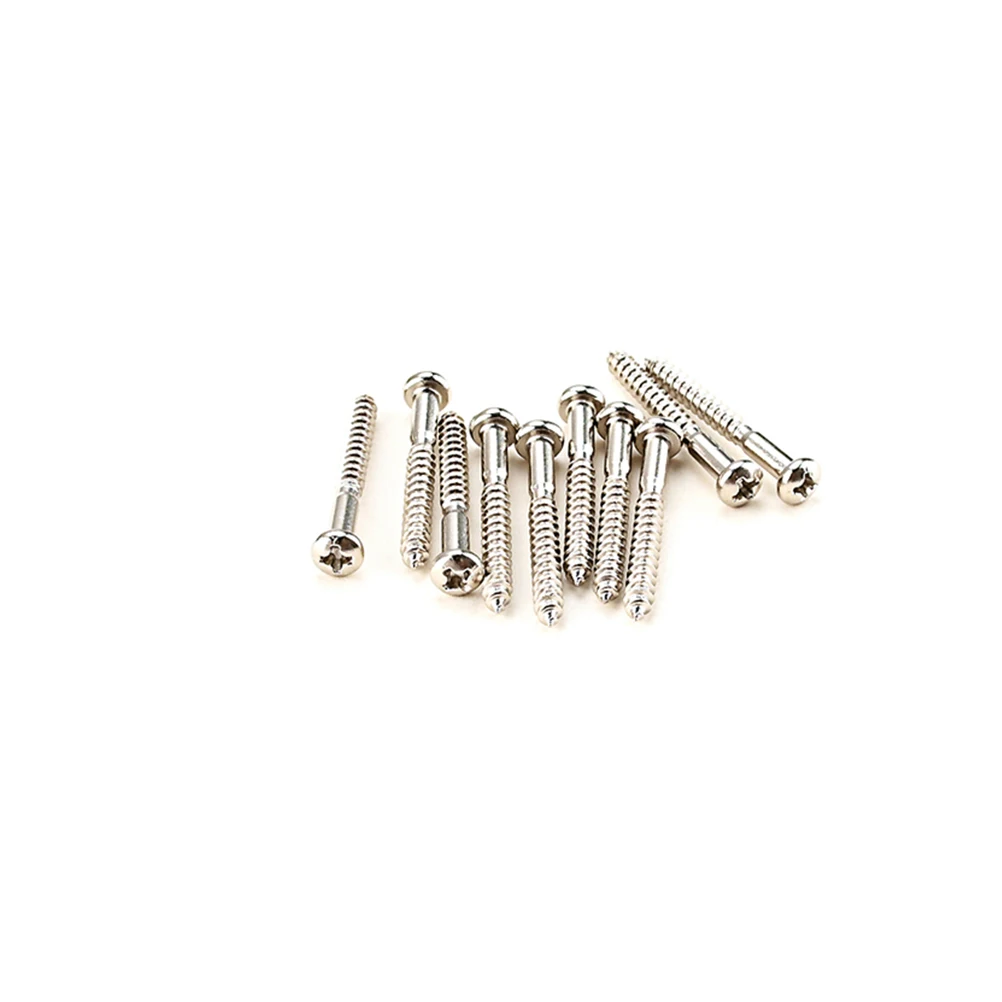 

10 Pcs Guitar Bridge Screws Self-tapping Tremolo Guitars Metal Pickup Electric