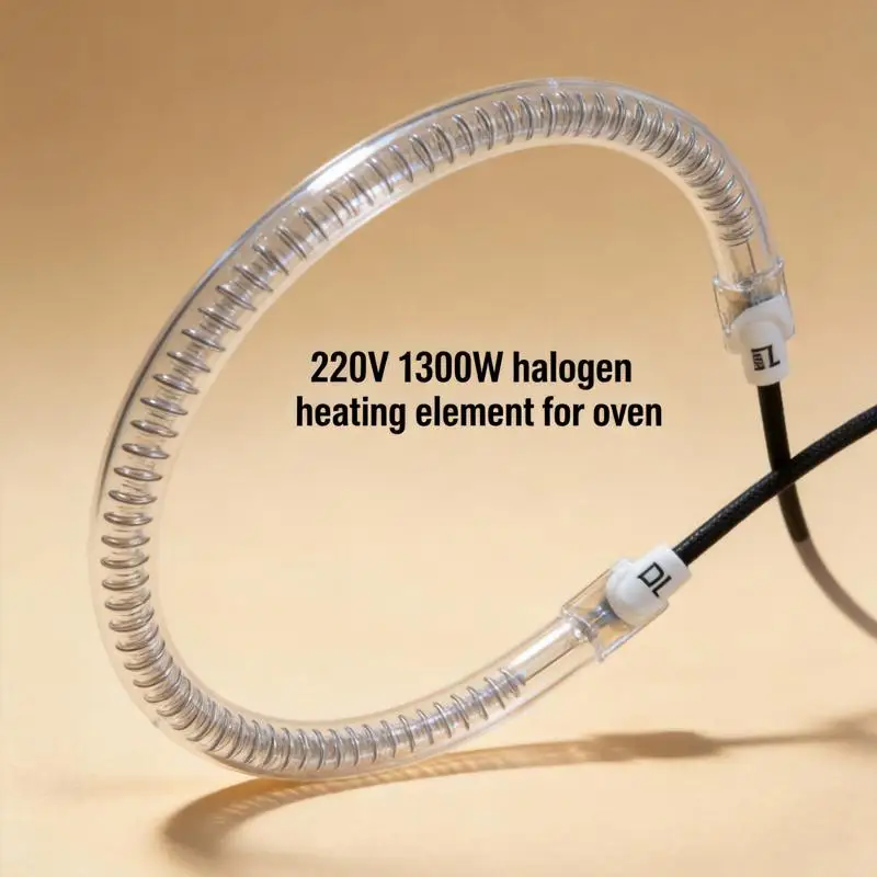 Halogen-Infrarotlampe 1300 W 220 V für Halogen-Flavour-Wave-Turbo-Ofen, 15 cm hochwertiges rundes Heizrohr