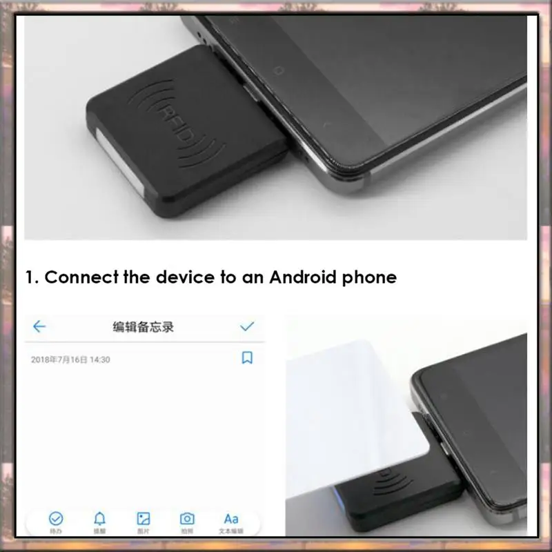 

BAAZ HOT Мини Портативный RFID-считыватель ID-карт 125 кГц USB Smart EM Card Reader Forwin8 Android OTG Поддержка смартфона Черный