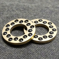 Outer Diameter 9.7MM CNC Machining Brass Frame Ceramic Ball Folding Knife Cage Bearings Replacement System Accessories Parts