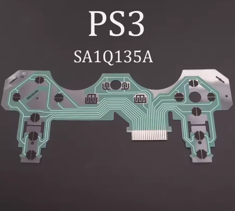 5X استبدال ل PS3 أذرع التحكم في ألعاب الفيديو فيلم موصل لوحة المفاتيح زر الشريط الكابلات المرنة SA1Q194A SA1Q135A 222A