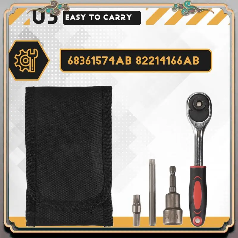 信頼性の高い4ピースハードトップとドア取り外しトルクスセットツールキット交換用68361574AB 82214166AB 2007-2020ジープラングラーJK JLルビコ用
