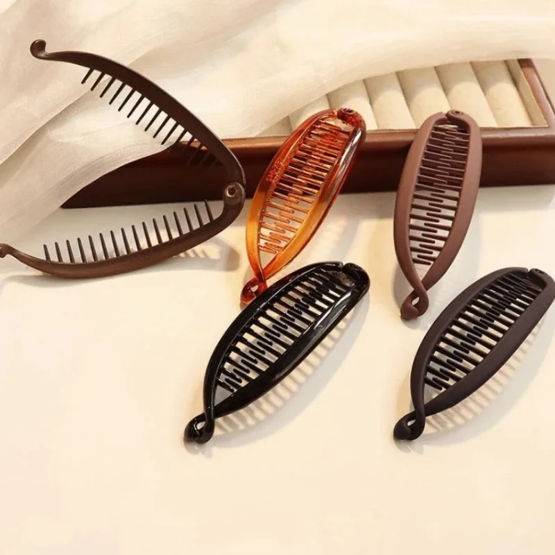 

1PC Wave Hair Side Combs, Hair Stick Hair Fork, Ponytail Banana Clip, Hair Styling Tools for Bun