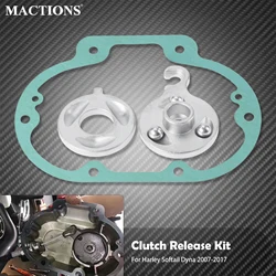 Motorcycle Steel Labor Saving Clutch Release Kit Ramp Easy Pull Clutch Set For Harley Softail Breakout Fat Boy FLHC Dyna 2007-17