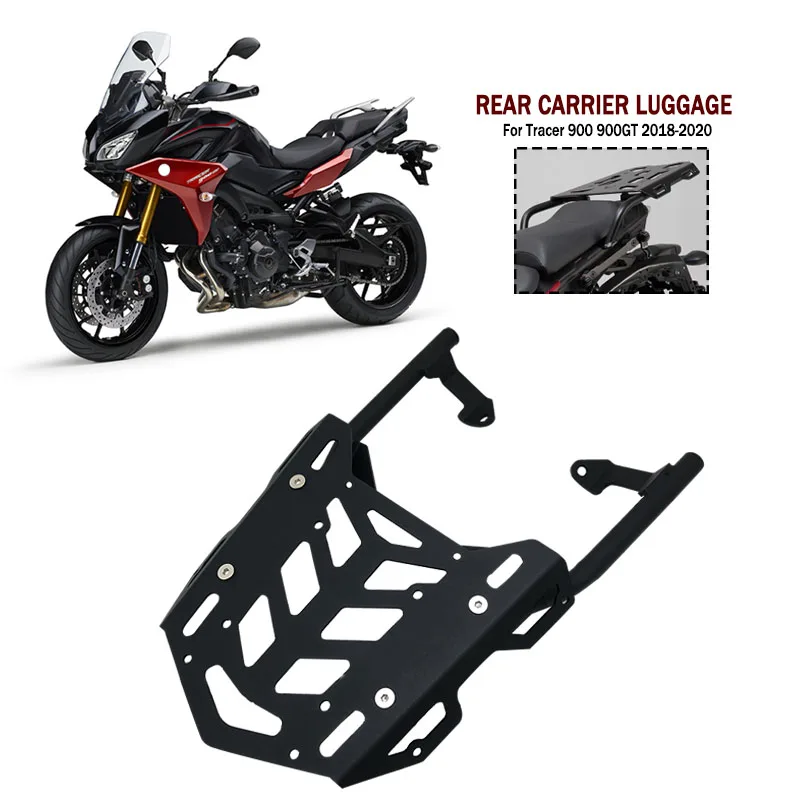 

For YAMAHA Tracer 900 900GT Tracer900 2018 2019 2020 Rear Carrier Luggage Rack Tailbox Fixer Holder Cargo Bracket Tailrack Kit