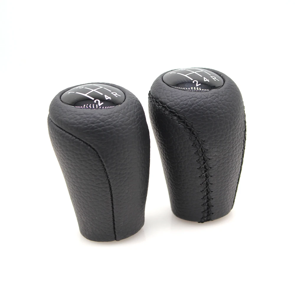 MAZDA 3 BK BL 5 CR CW 6 II GH CX-7 ER MX-5 NC III 23 MT 5/6-স্পীড লিভার বল কার এক্সেসরিজ এর জন্য লেদার গিয়ার শিফট নব 10MM #3