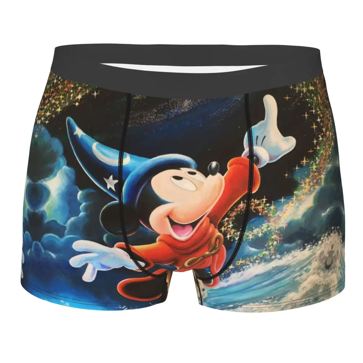 

Новинка на заказ, фантазия, фильмы, Микки Маус, аниме, музыкальные боксеры, шорты, мужские трусы, эластичные трусы, нижнее белье