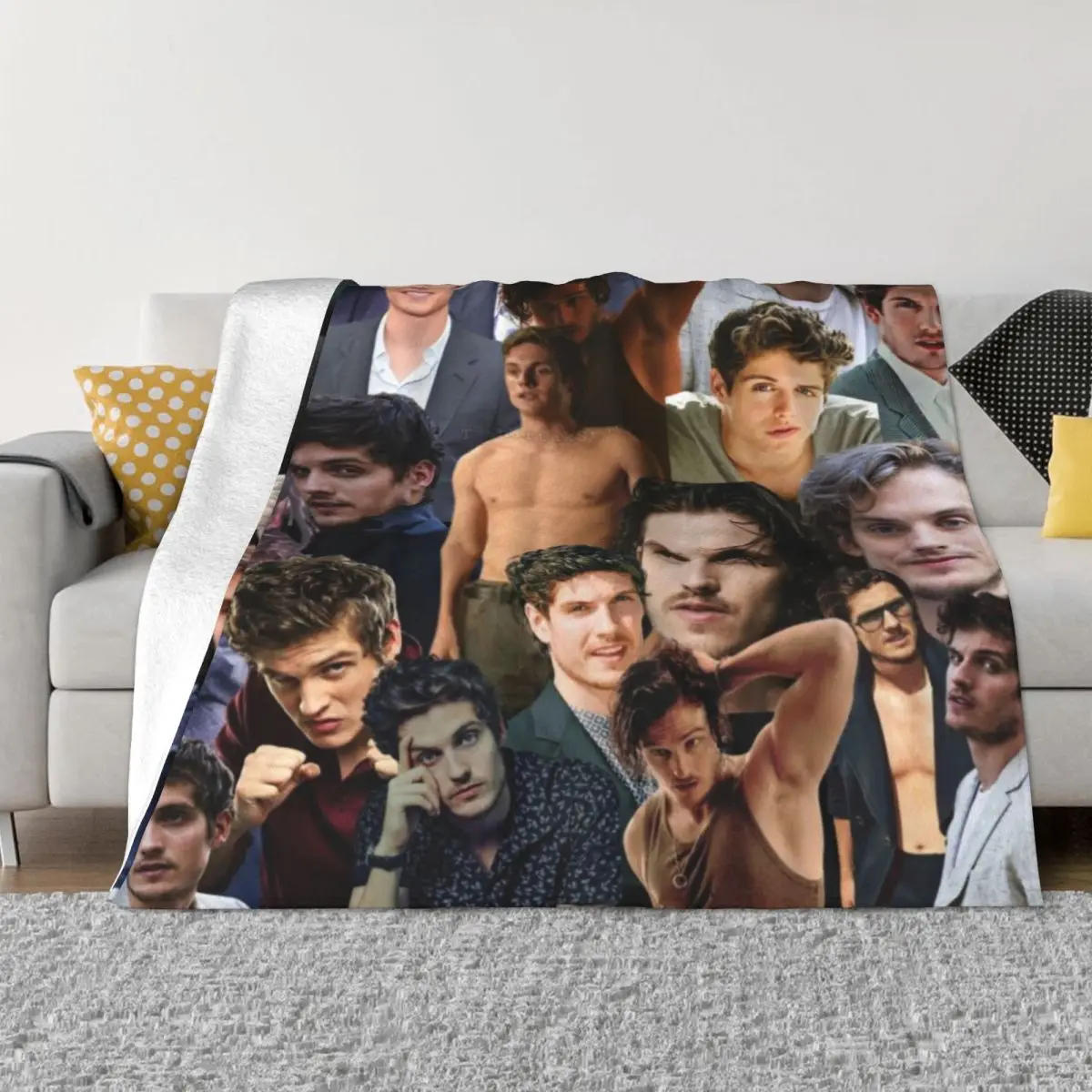 

daniel sharman photo collage Throw Blanket Summer Bedding Blankets Stuffed Blankets Designer Blankets Tourist Blanket