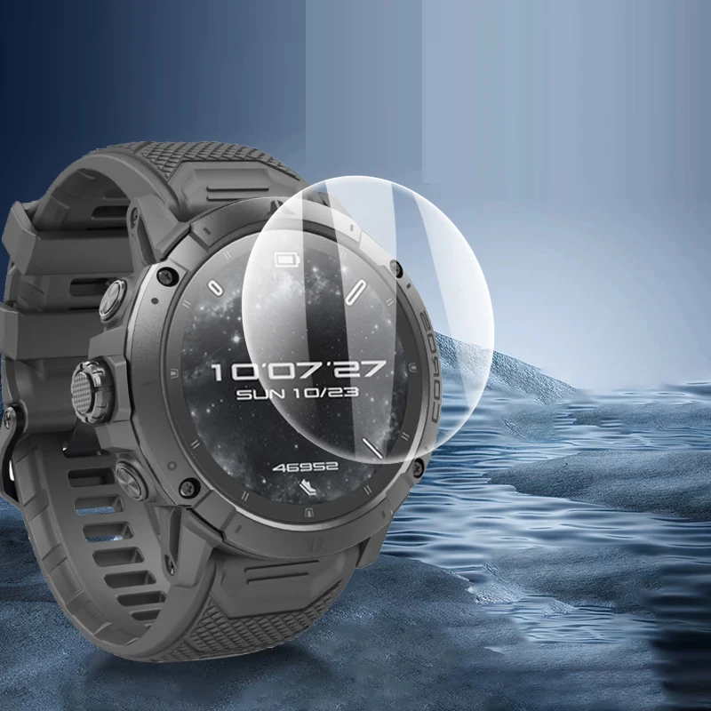 Folia ochronna z twardego szkła do smartwatcha Coros NOMAD, osłona ekranu, akcesoria ochronne.