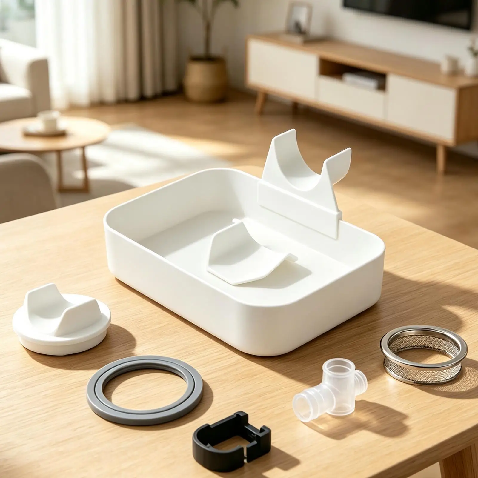 Washing Machine Drain Pan Leak-Proof Universal Front mounted washing machine water collection tray for basements apartments  ﻿