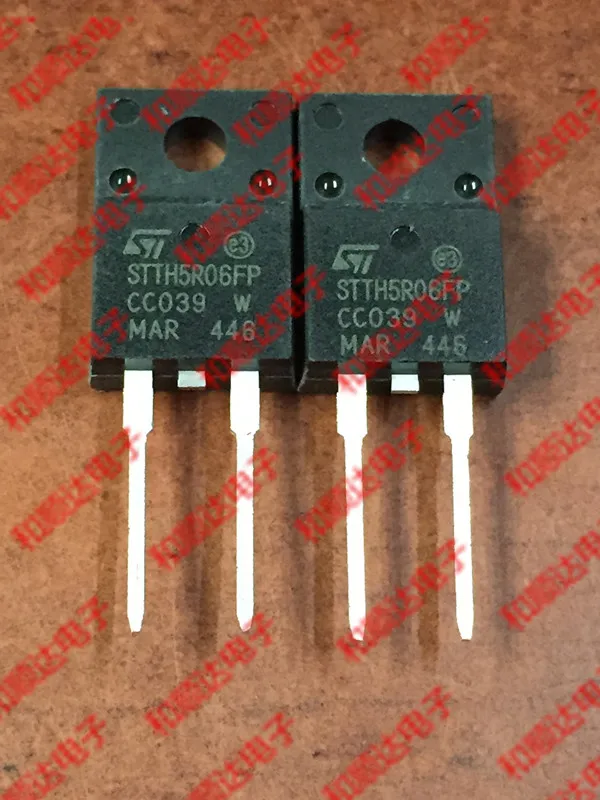 Original New 5pcs/ STTH5R06FP  TO-220F 600V,5A, TO220F-2