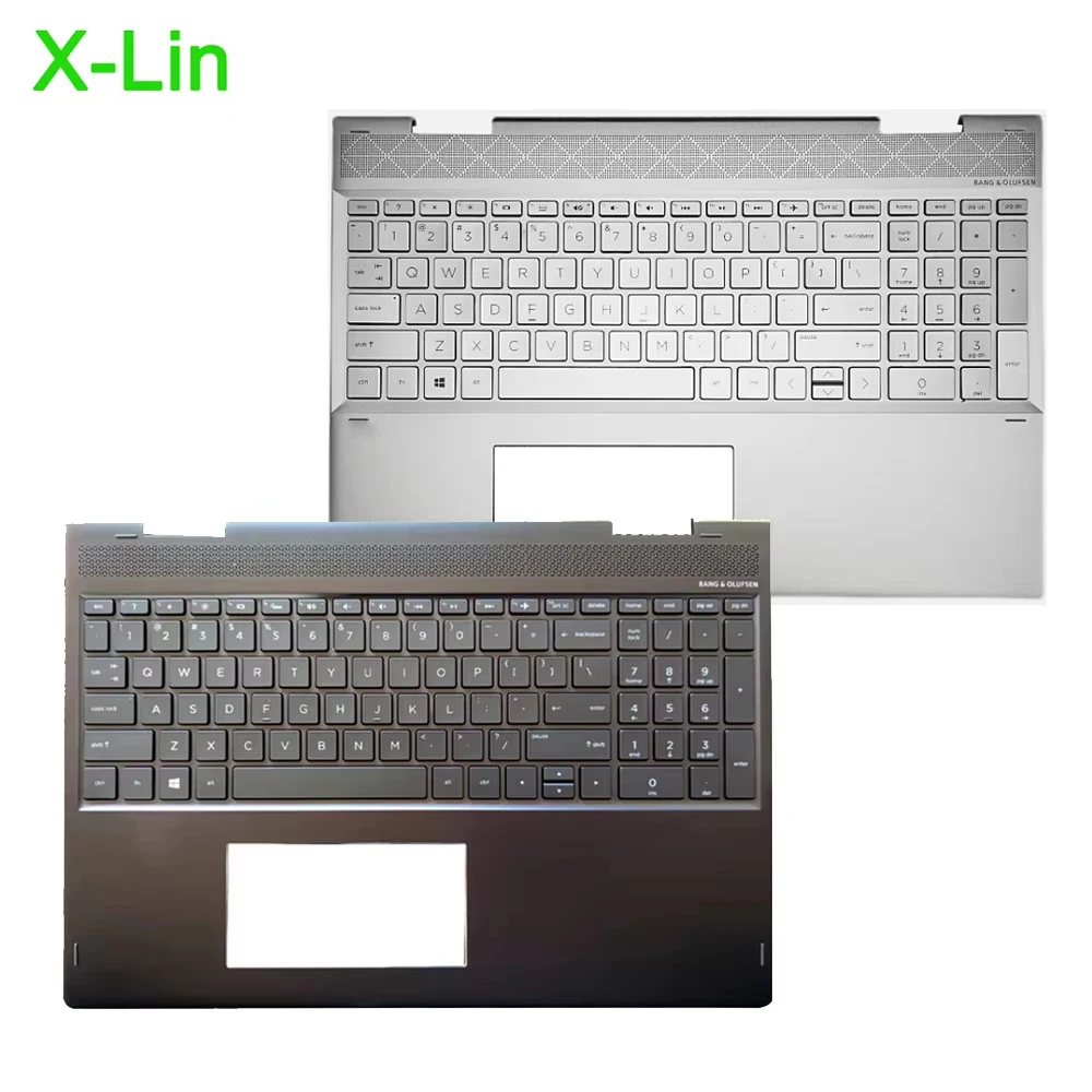 For ENVY 15 X360 15-CN 15M-CN 15-CP TPN-W134 laptop palm rest case upper cover keyboard