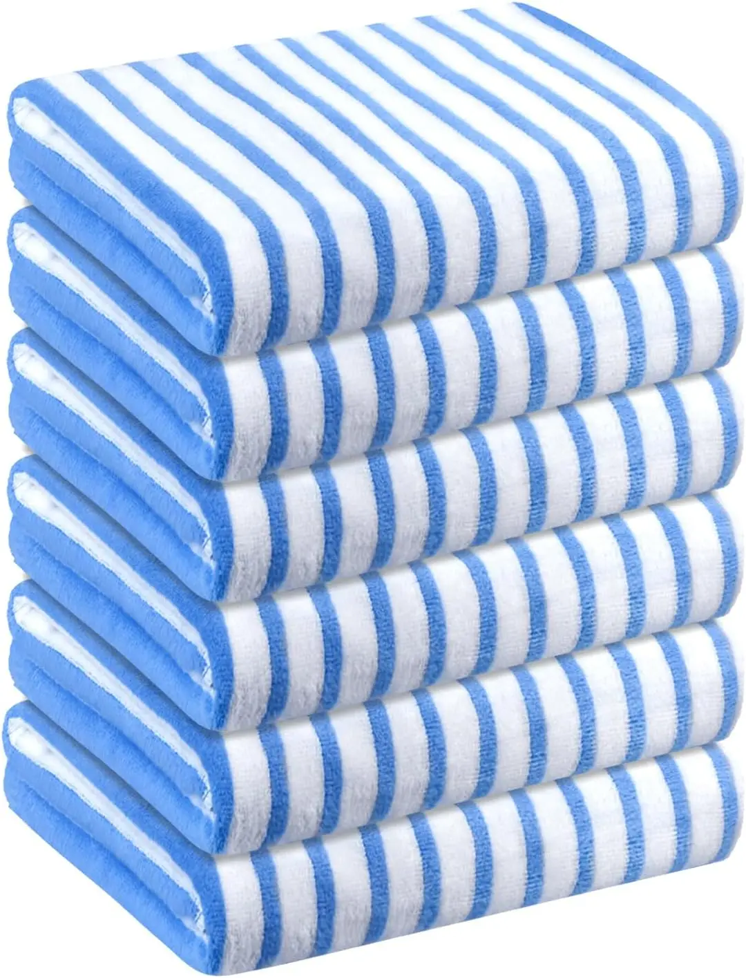 Microfiber Beach Towels, Quick Dry Set (6-Pack, 27