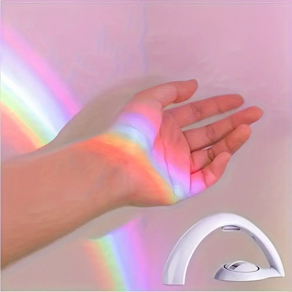 

Home Decor Novelty Rainbow Projector Lamp Romantic Creative Rainbow Led Lights Colorful Table Lamp Birthday