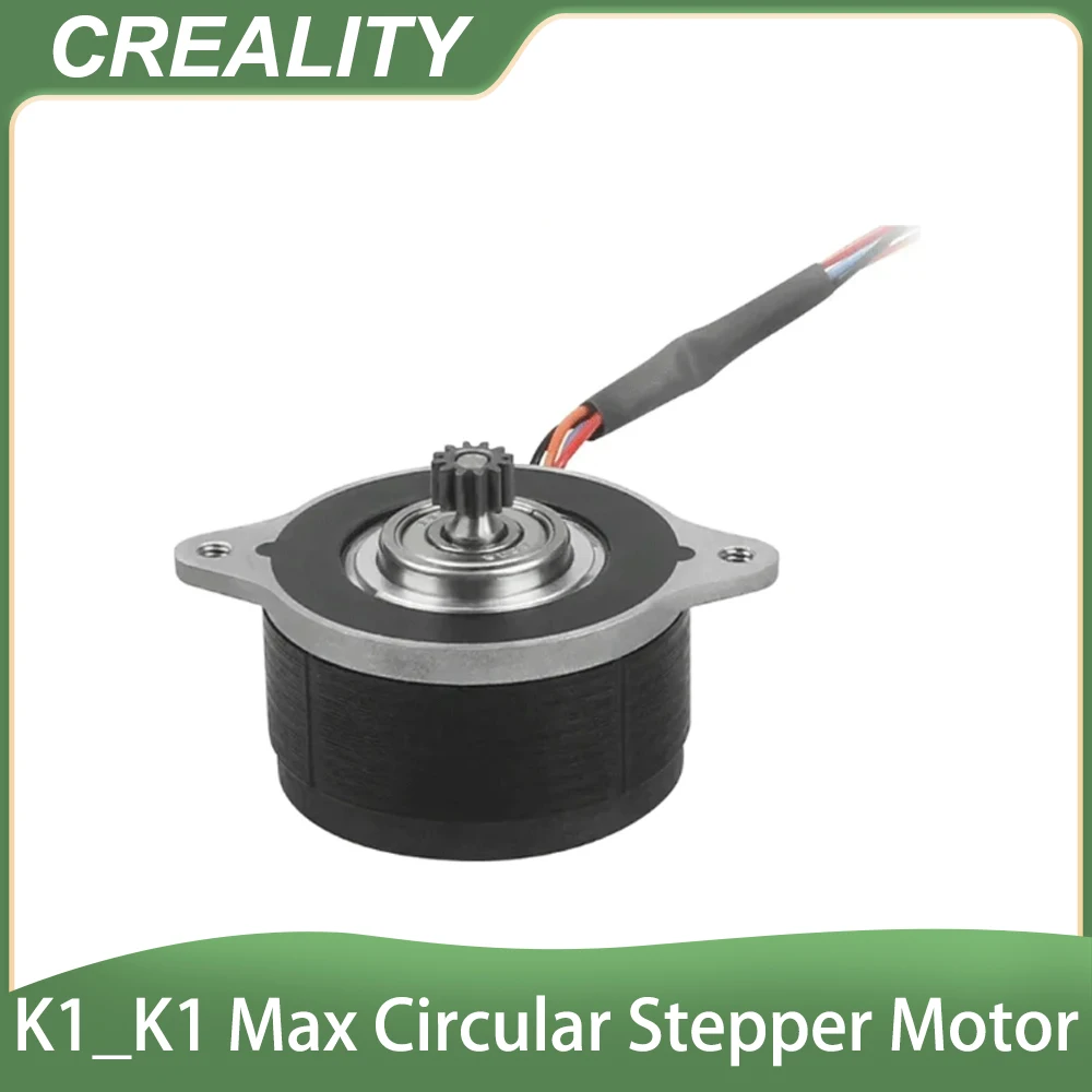 

Оригинальный шаговый двигатель Creality для 3D-принтеров K1/K1 Max Ender-3 V3, 1.8 градуса, 12-зубчатая шестерня, круговой шаговый двигатель