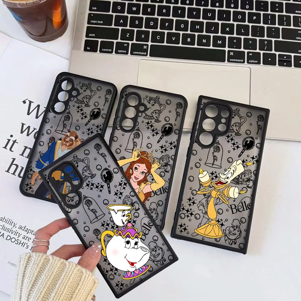 

Beauty And The Beast Belle Disney Phone Case For OPPO Reno 14 14f 13 13f 8 8t 7 7z 6 6z 5 4 3 Pro Plus 5G Transparent Mtte Cover