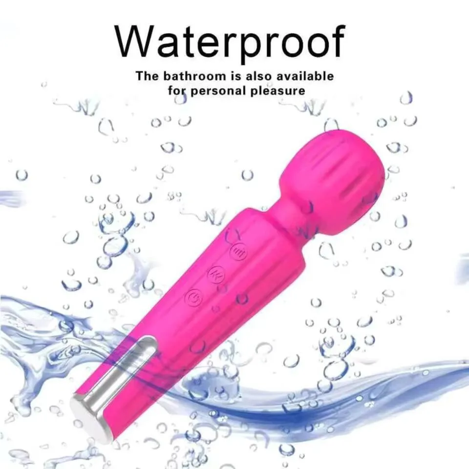 Mini Honey Bean Women's Electric Massager 10-speed G-point Masturbator Customizable AV Stick Adult Sex Products view 5
