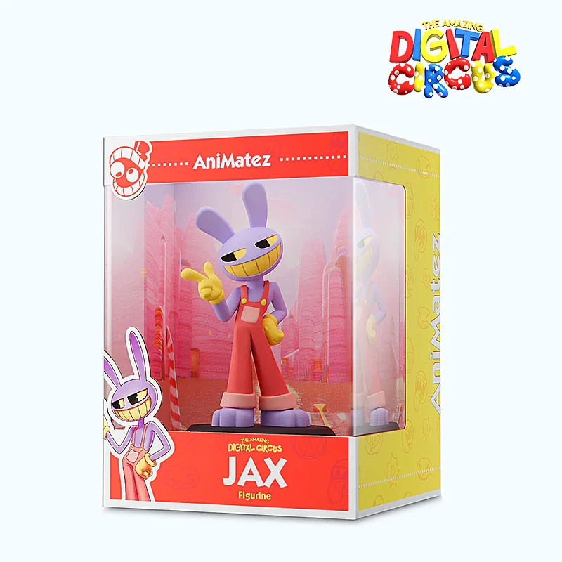 (Op voorraad) The Amazing Digital Circus - Officiële POMNI CAINE JAX Kinger Zooble Gummigoo Gangle Standbeeld Collectible Doll