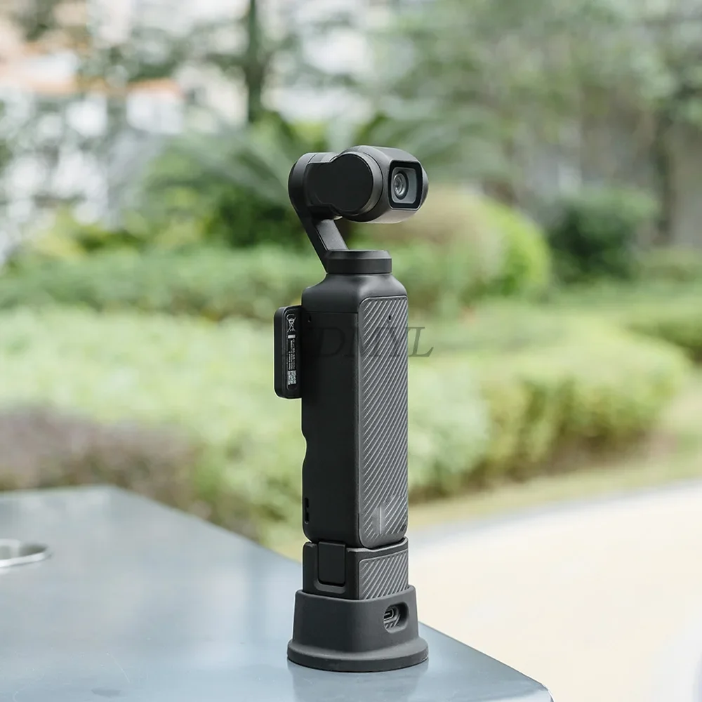 Base in silicone per DJI Osmo Pocket 3 Dock Desktop Base di estensione fissa antiscivolo Supporto Base a sgancio rapido Accessori per fotocamera