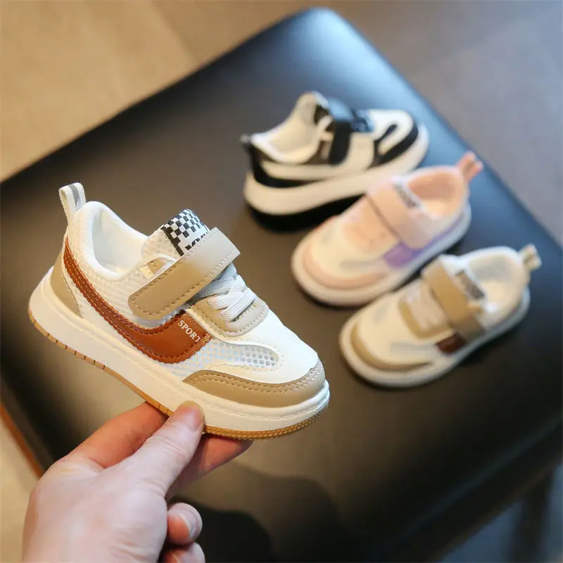 Summer New Baby Toddler Shoes Hollow Breathable Mesh Shoes Boys and Girls Handsome Sports Shoes Children's Soft Sole Shoes