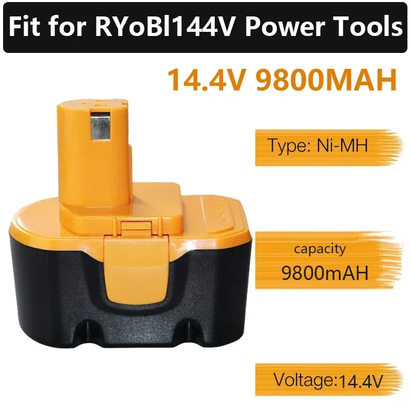 

14,4 В 130224010 Ач для аккумулятора Ryobi R10521 RY6201 RY6202 130224011 130281002 1314702 1400144 1400655 беспроводной