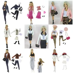 Handmade BABI CLOTHES Leather Clothing Outfit Overcoat for 11.5 inch 30cm Doll bjd clothes Many Style Gifts for doll accessories