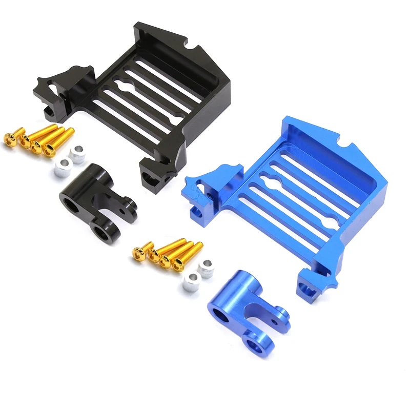 Metalen Stuur Servo Arm Stuurstuurinrichting Beugel Voor 1/5 Traxxas Xmaxx X-Maxx Rc Auto-Onderdelen, Blauw