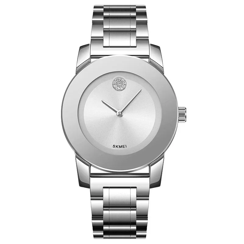 Montre à quartz étanche pour femme avec bracelet en alliage sans numéro, montre-bracelet décontractée, mode féminine, loisirs, affaires, luxe