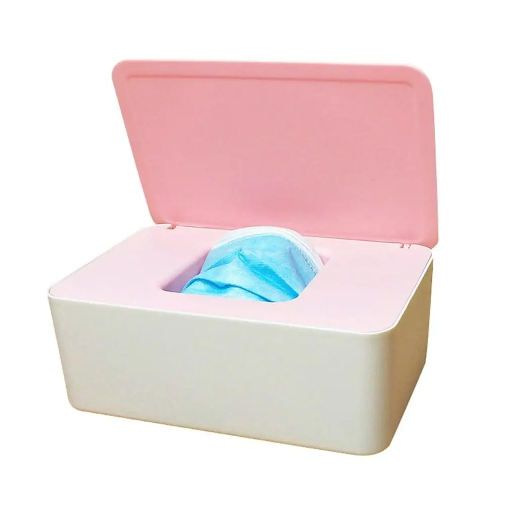 Plastic Tissue Box Wet Tissue Holder Baby Wipes Paper Storage Box Paper Towel Dispenser Home Napkin Organizer