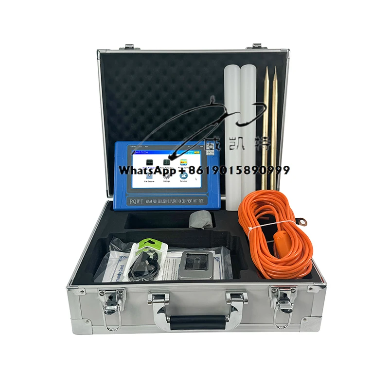 PQWT-TC500 500M Detector de água subterrânea Detector de água de mapeamento automático