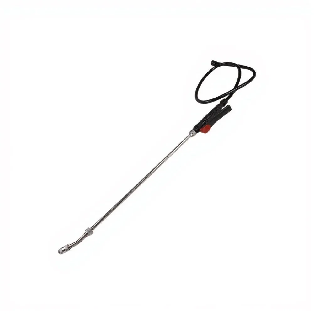 Metal Spray Extension Adjustable Nozzle Wand Black red Secure Threaded End Connection 11mm Outer Diameter Connector