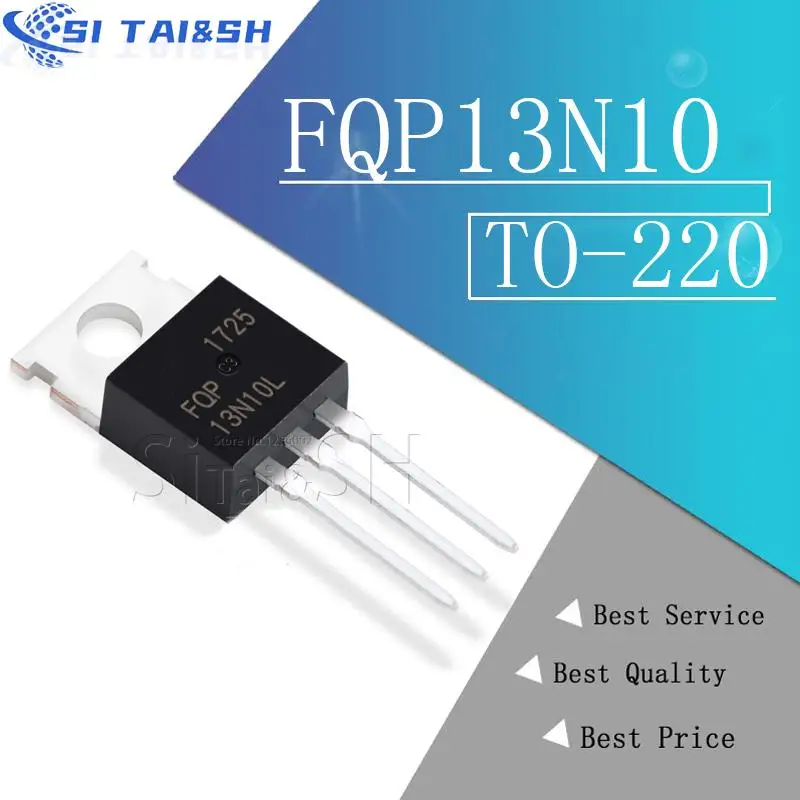 10 Uds FQP13N10 TO-220 FQP13N10L TO220 13N10