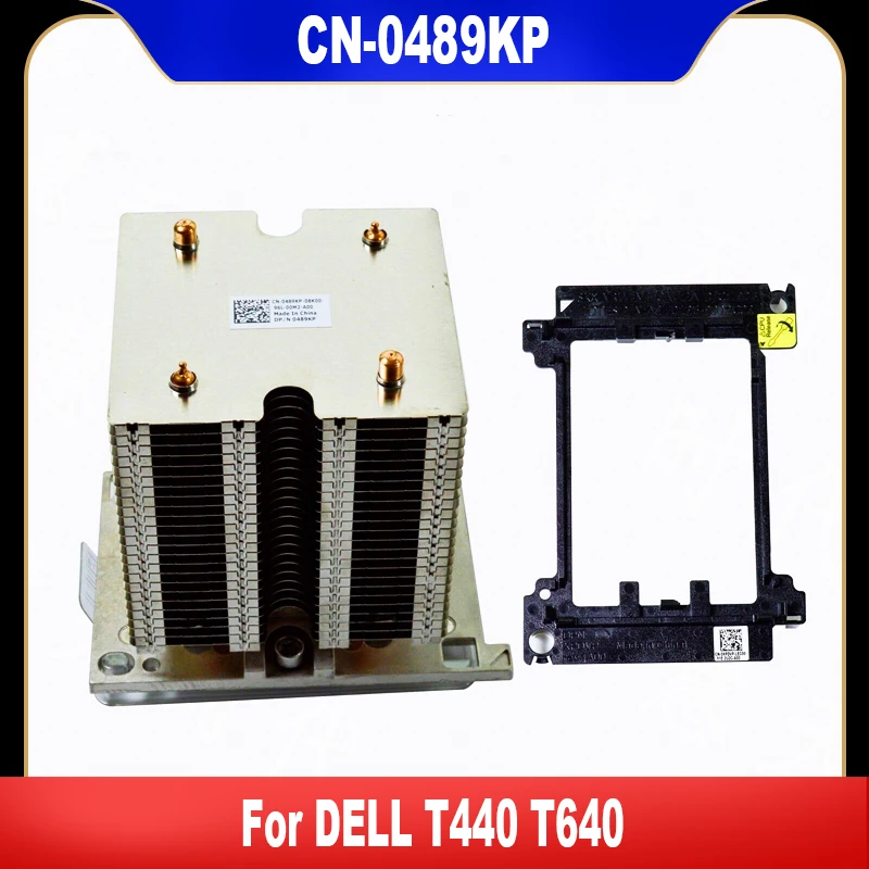 0489KP Original For Dell PowerEdge T440 T640 Server Heatsink Heat Sink CN-0489KP 489KP High Quality